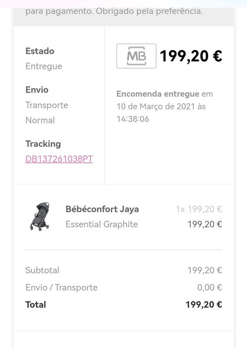 Carrinho de bebé