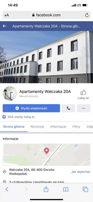 Noclegi/Apartament/ pracownicze  z parkingiem dla busów