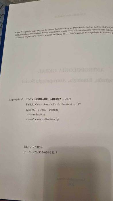 Livro Antropologia Geral