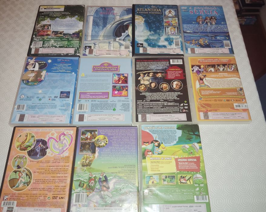 DVDs Filmes Infantis Como Novos