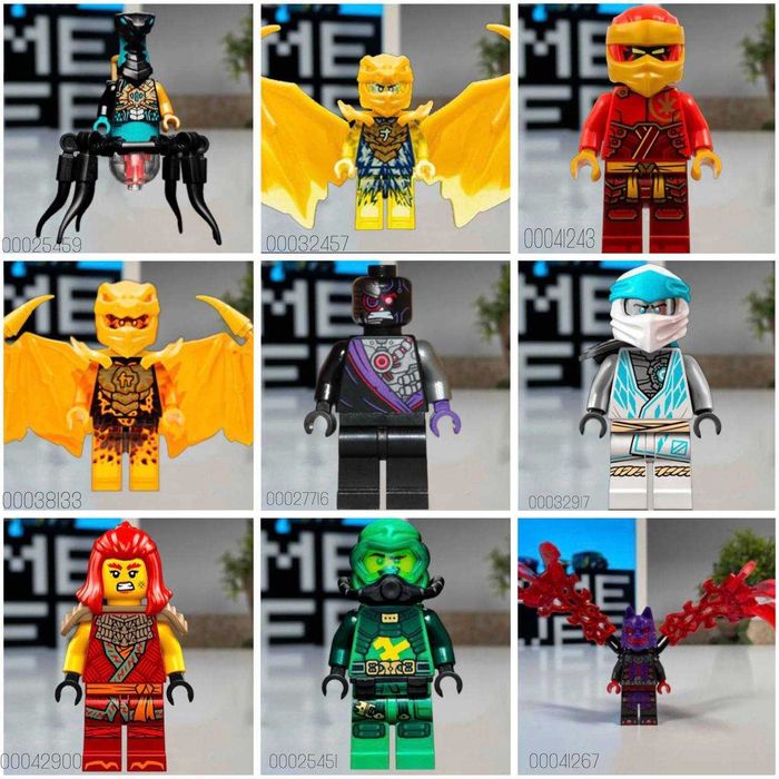 LEGO фігурки Ninjago Лего Ніндзяго Kai Lloyd, Cole, Jay, Zane Arin Б/У