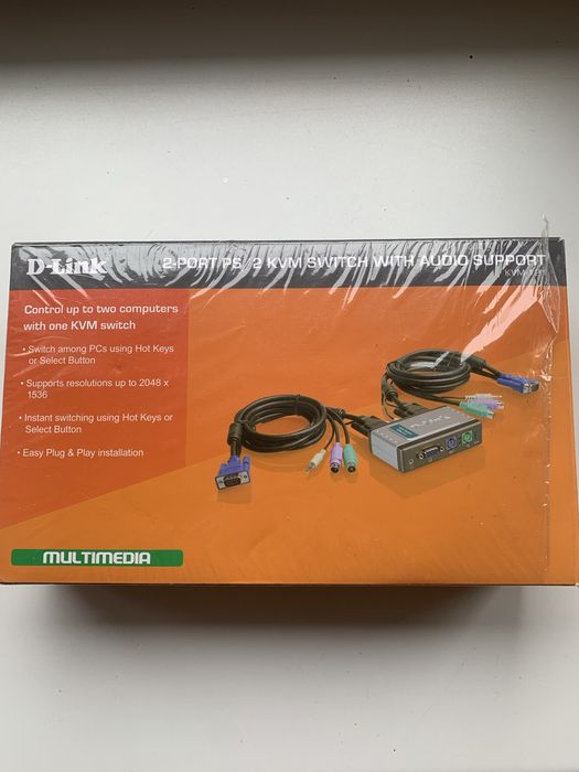 2025 г. KVM-переключатель D-Link DKVM-4K (Новый