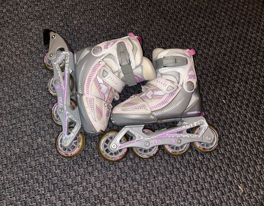 regulowane rolki Fila, używane