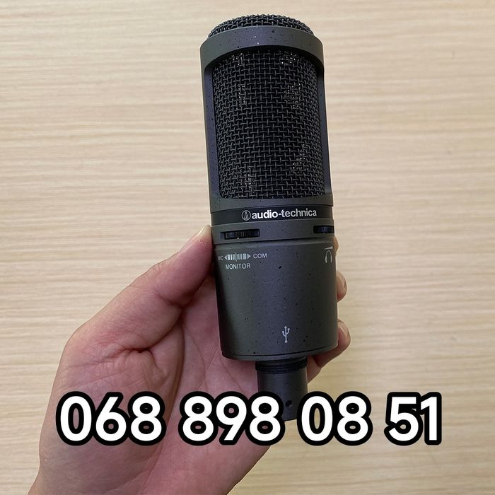 Мікрофон AUDIO-TECHNICA AT2020USB+   демо студія звукозапис новий usb