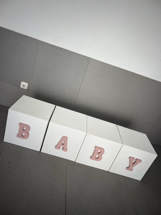 4 Cubos para Decoração de Festa