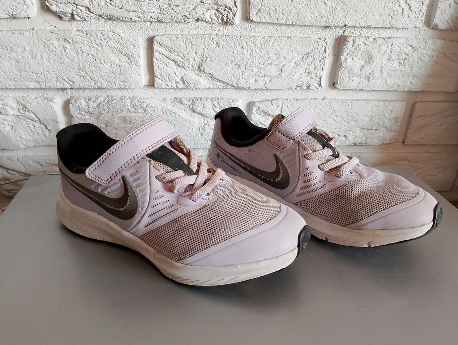 Adidasy 31,5 Nike Star Runner fioletowo szare sportowe dziewczynka