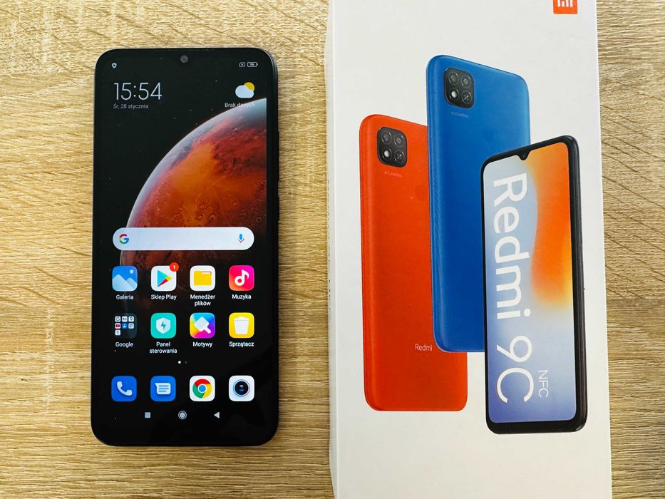 Smartfon Redmi 9C NFC 2/32 GB Stan Dobry Okazja!