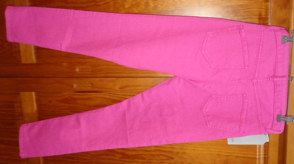 Calças de ganga rosa da MO para mulher tamanho 38  (Nova com etiqueta)