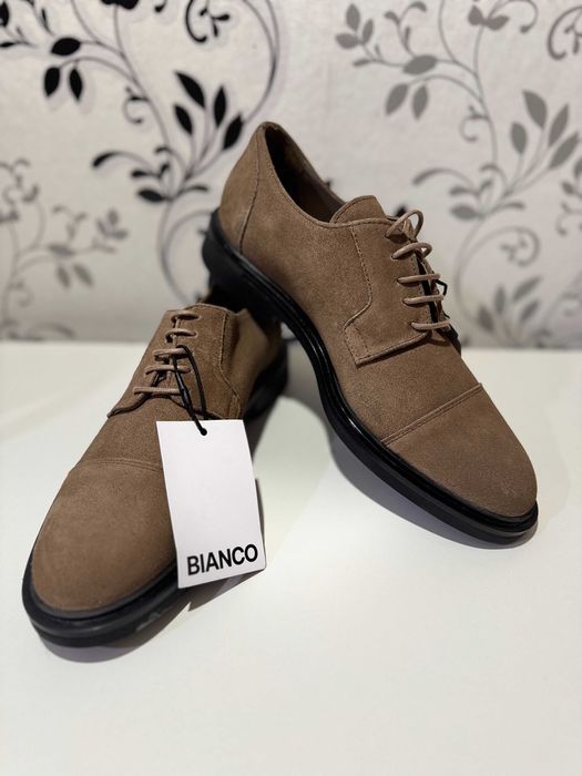 Туфлі чоловічі замшеві Bianco, 42р.