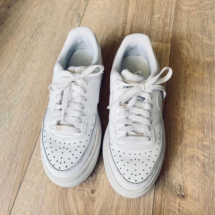 Białe buty Nike Court Vision Alta 37,5