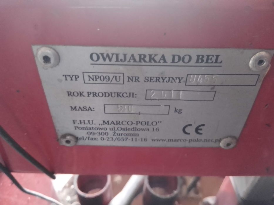 Owijarka do bel MARCO-POLO NP09/U