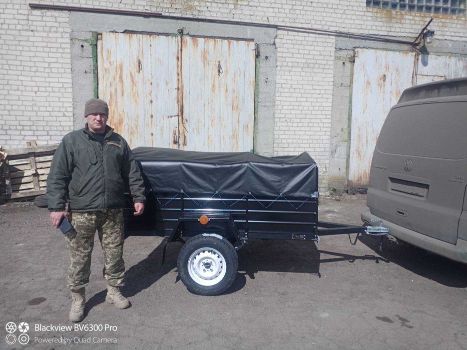 Прицеп Новинка двухметровый на 1000кг сразу с документами Новый Акция