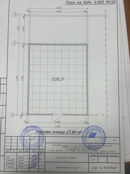 Оренда центр села Старе, біля аптеки та багатоповерхівок