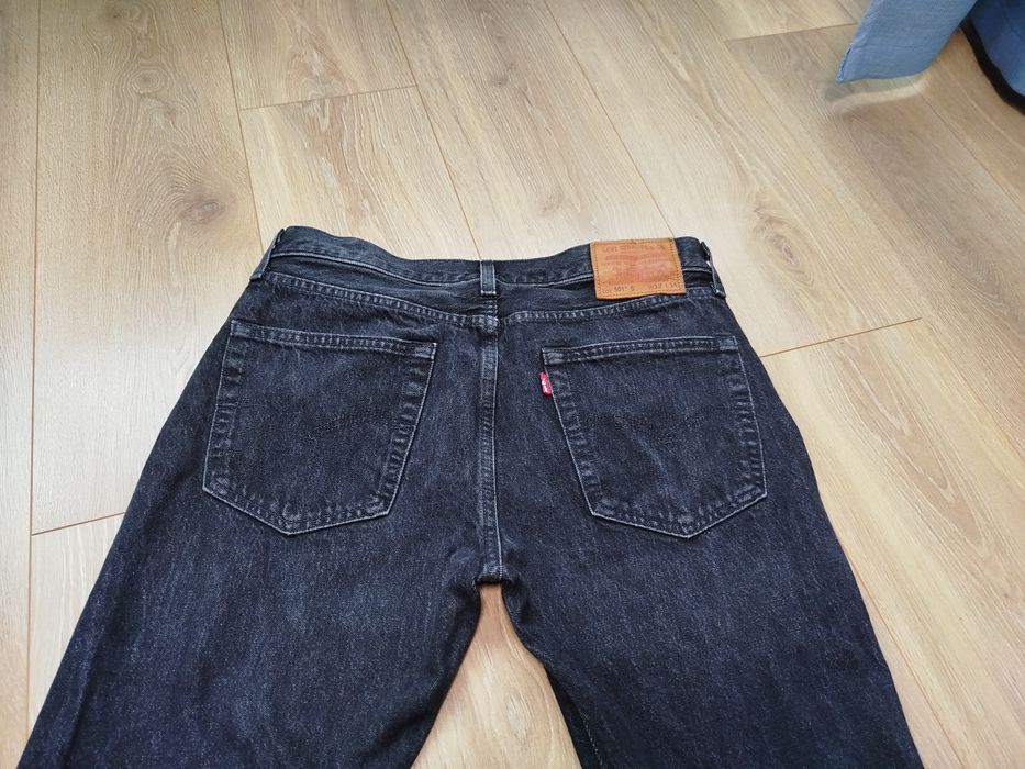 Levi's premium 501 skinny.Чорні чоловічі джинсиW 32L34.