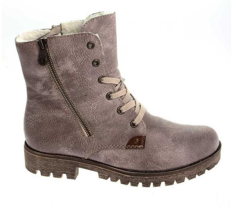 Buty botki kozaki damskie skórzane Rieker rozmiar 42 wkładka 27,5 cm