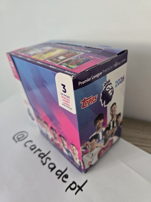Футбольні колекційні картки Topps Premier League 2025/26 – Debut Edition (Full Box)