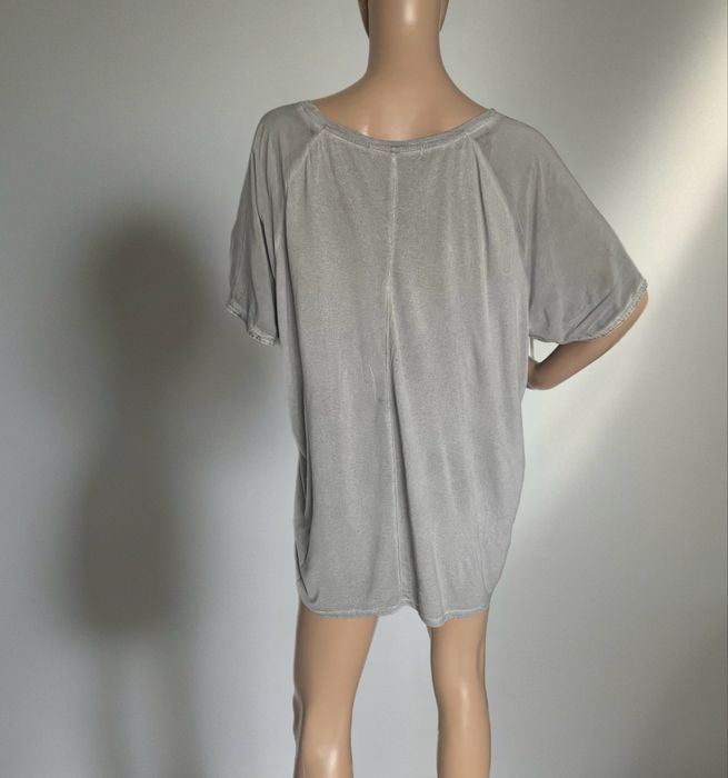 Bluzka damska Monari oversize szara naszywki zwiewna