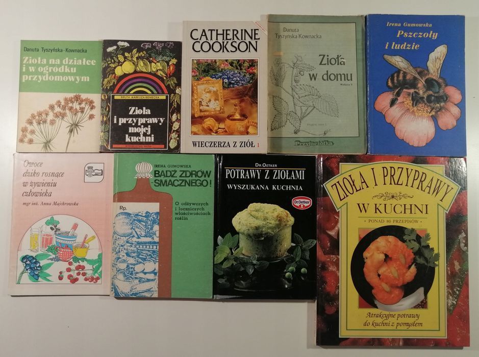 9x zioła w domu przyprawy w kuchni i na działce potrawy z ziołami