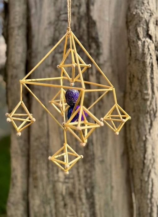 Набір житня соломка різдвяний павук з соломи комплект солом'яний