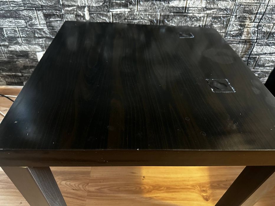 Stolik IKEA Lack czarnobrązowy 55x55 cm – Za darmo
