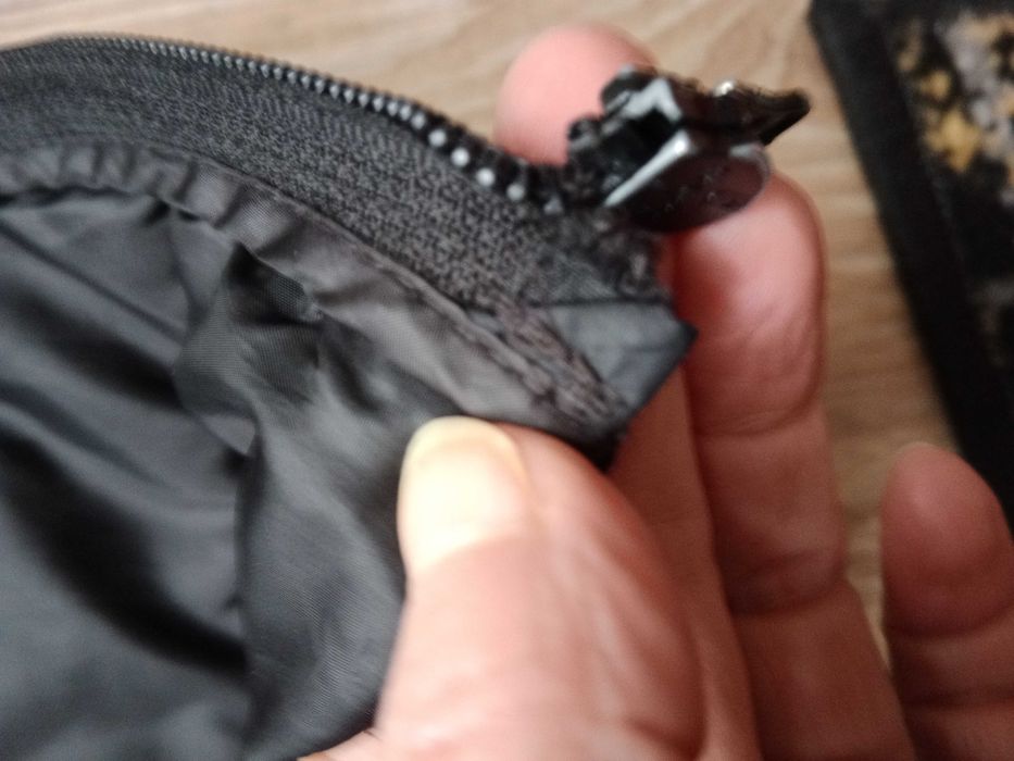 Płaszcz kurtka długa czarna na zimę rozm 36