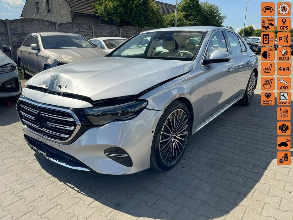 Mercedes-Benz Klasa E Exclusive 4Matic Kamera360 Pamięć Hak Masaż 367KM