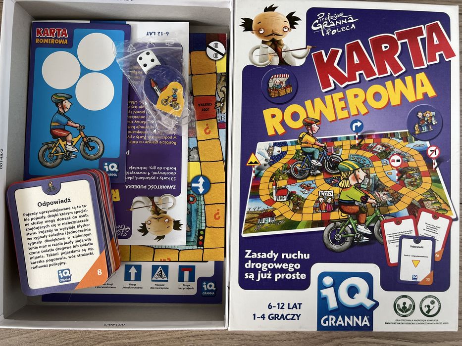 IQ Karta Rowerowa, gra logiczna, Granna