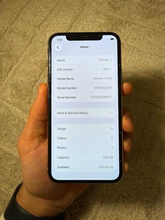 iphone 11 Pro 256гб Білий в ідеальному стані