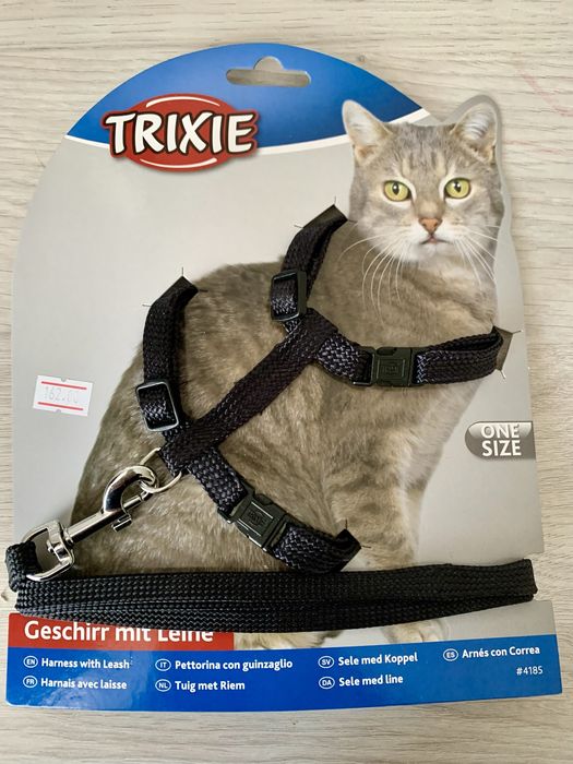 Шлейка для котика. Нова