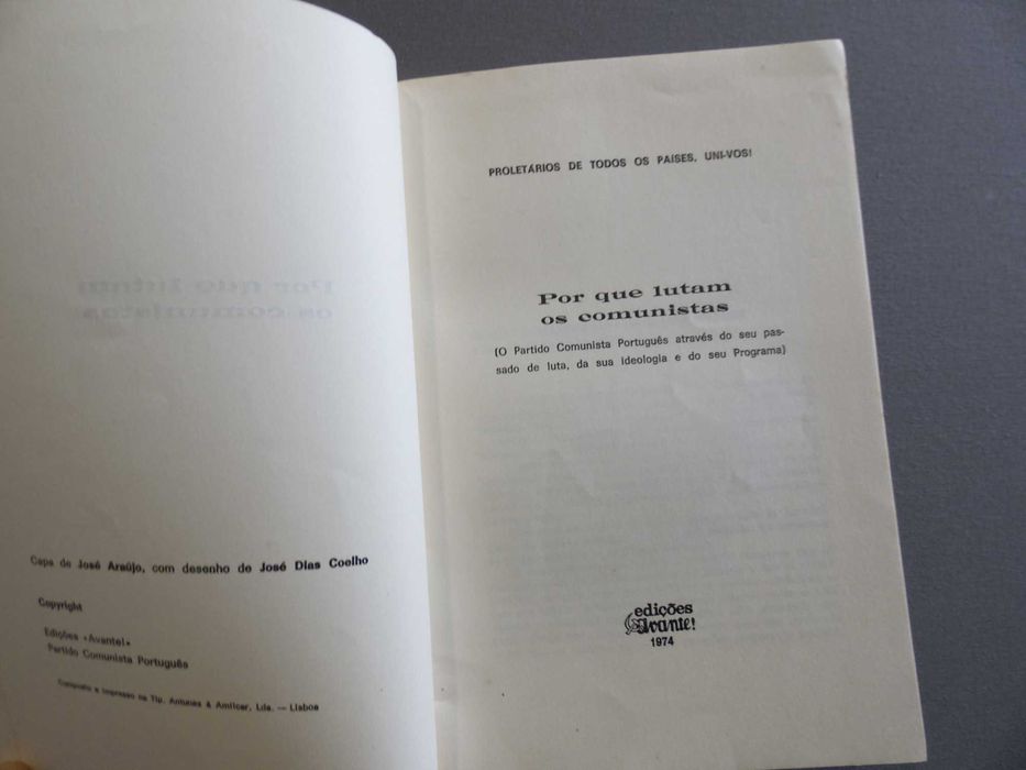 Livro Por que Lutam os Comunistas