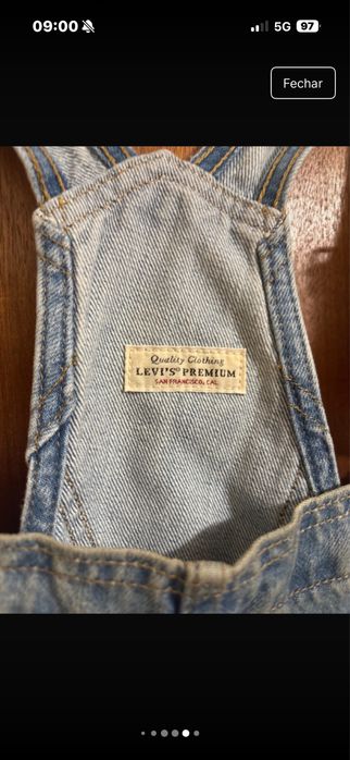 Jardineiras da Levi’s