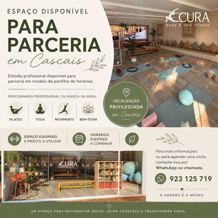 Espaço para parceria em Cascais