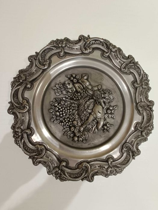 3 Peças antigas em estanho