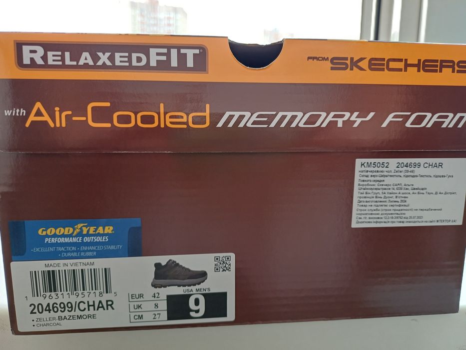 Черевики Skechers Relaxed Fit Zeller - Bazemore розміри 42,43,45,46