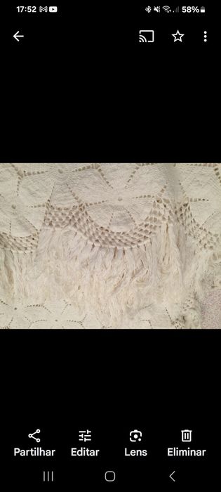 Colcha renda cama casal