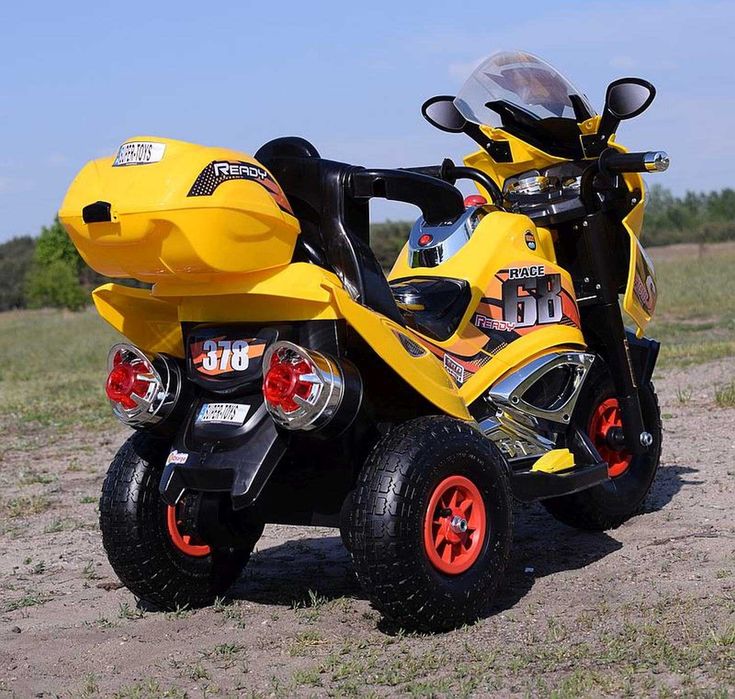 BAWIBUS.PL auto motorek 3KOŁOWY MOTOR z oparciem na akumulator jeździk