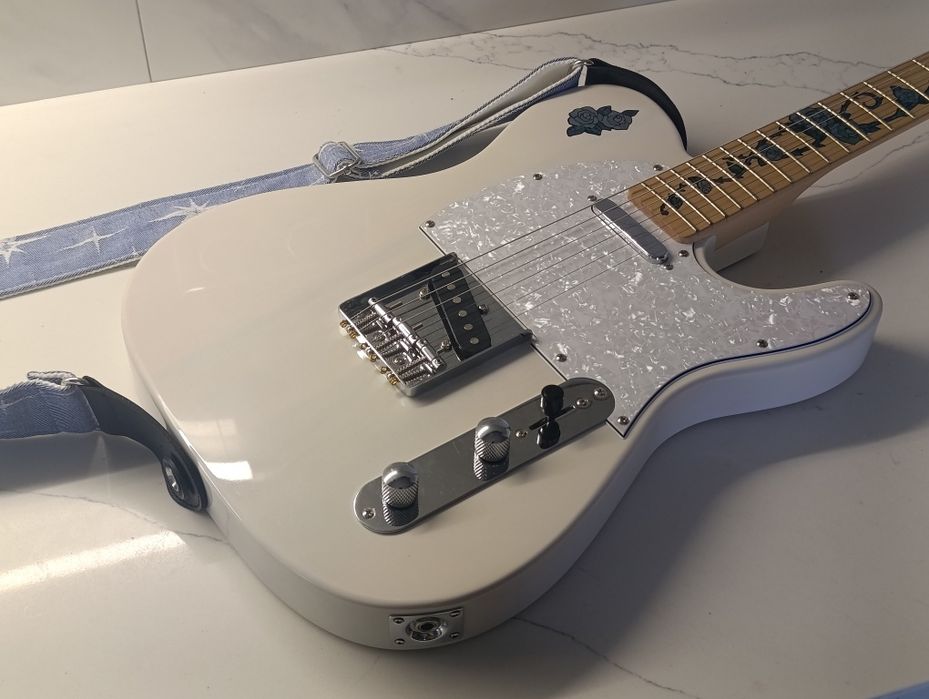 Електрогітара Harley Benton telecaster + J-Bass SX Olympic White