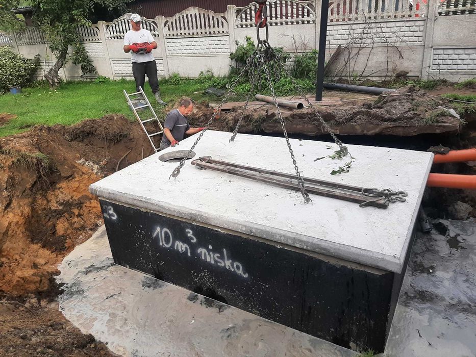 Usługi Koparka ładowarka, transport materiałów sypkich, szamba betonow