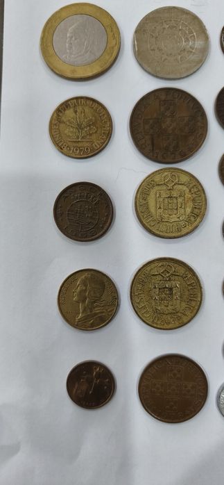 17 moedas coleção