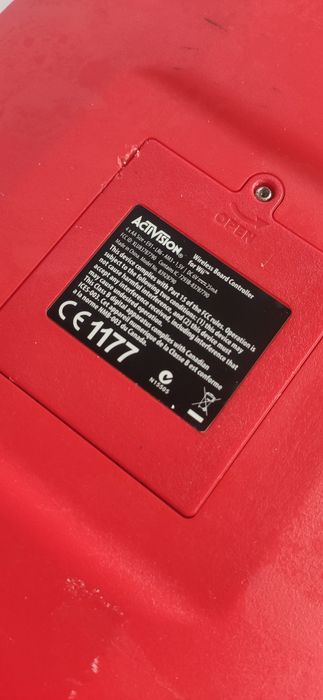 Tony Hawk skateboard deck Wii controller