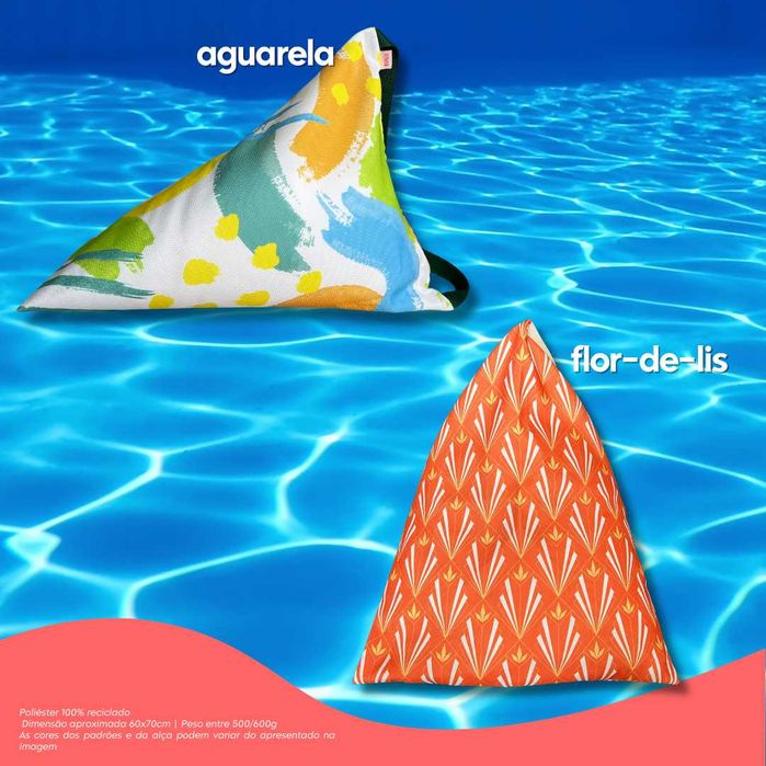 Almofadas de praia - vários padrões