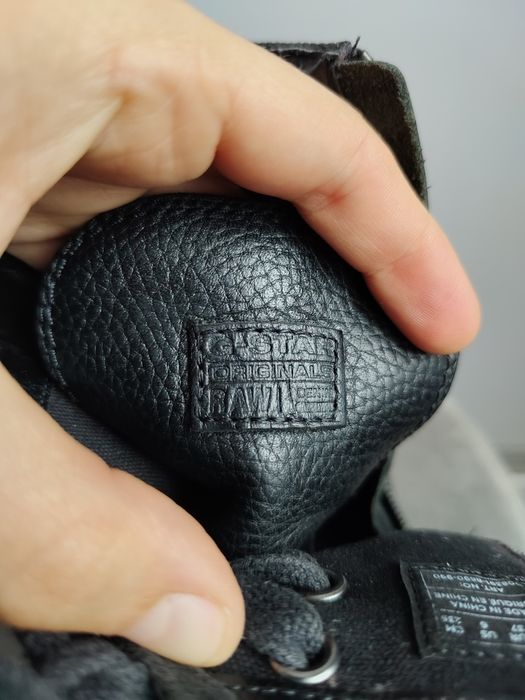 Жіночі мілітарі черевики G-Star Raw шкіра, джинс
