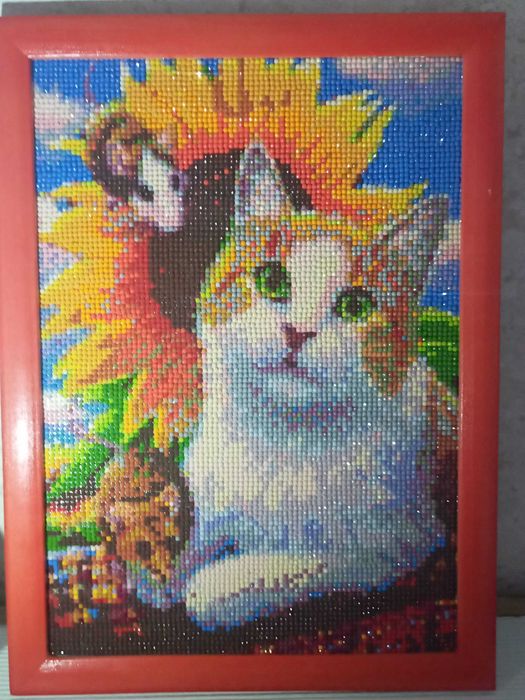 Готовая картина (алмазная вышивка)