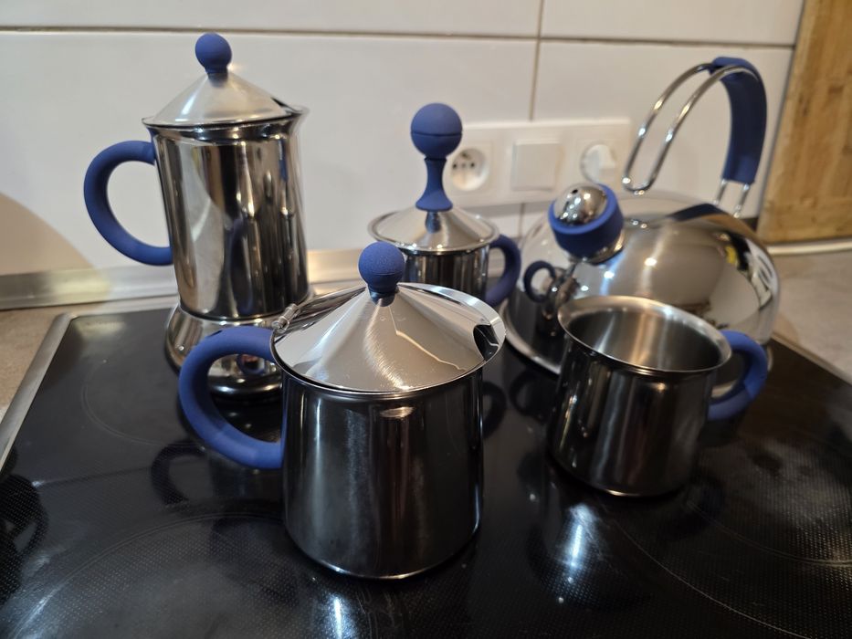 Zestaw kawowy Frabosk 18/10 – Design Vintage (Włochy)