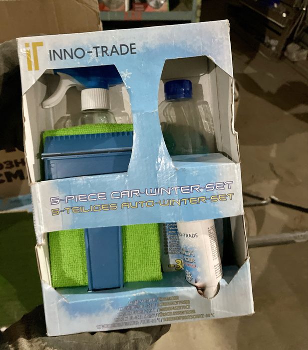 Автомоб. зимний набор из 5 эл.(размораж, салфетка, скребок) INNO-TRADE