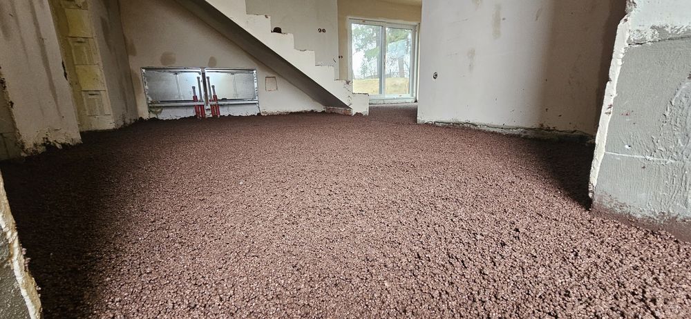 Wylewki jastrychowe, Styrobeton, Posadzki, Miksokret,