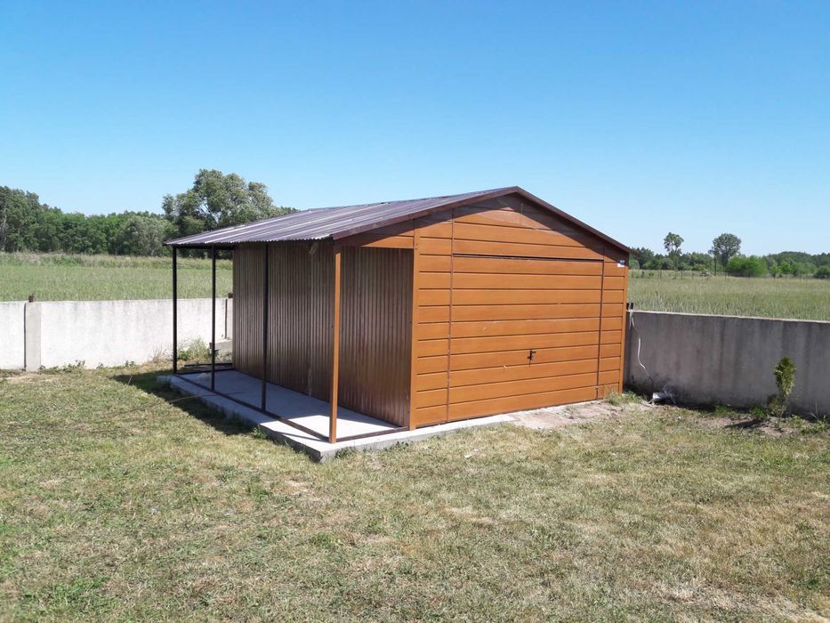 Garaż Blaszany Drewnopodobny , Garaże Blaszane , Blaszak  - ESSTAL*