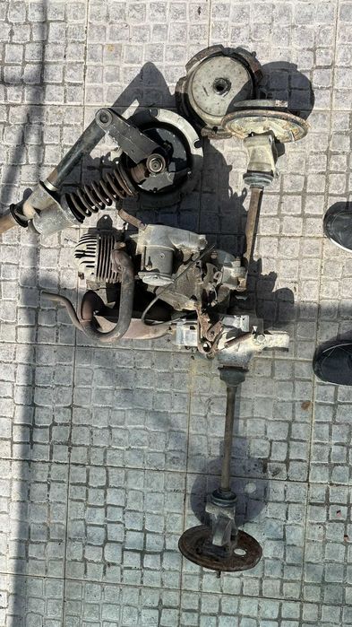 MOTOR APE 50 + Diferencial e suspensão frente