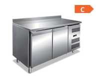 Bancada Refrigerada com Splashback- Com duas portas