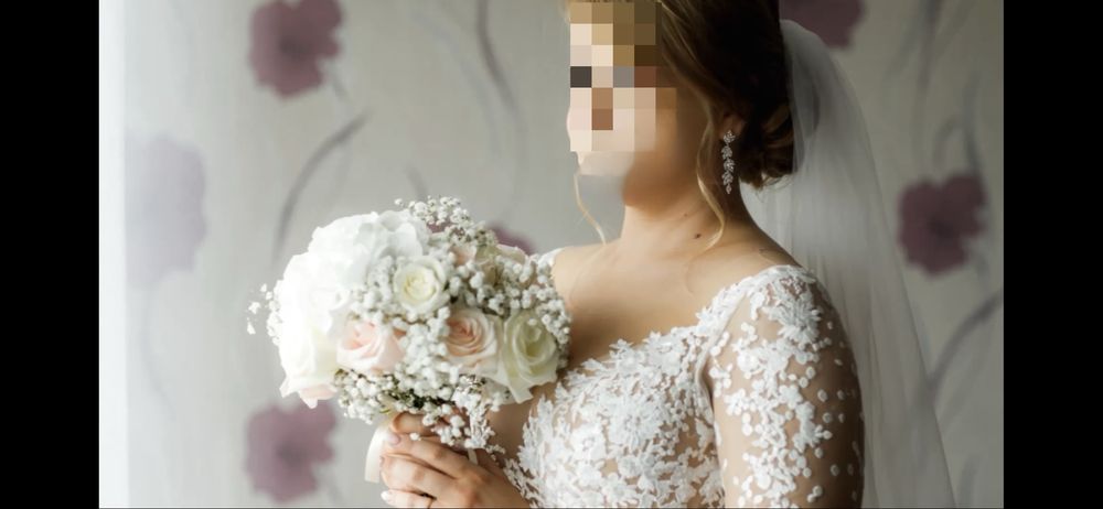Suknia ślubna Nuria Oksana Mukha plus halka